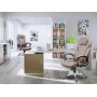 Коричневое офисное кресло компьютерное EAGO (Arizo)
