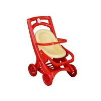 Коляска для кукол ТМ "Долони" (0122/03) Красно-бежевая