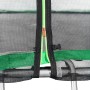 Батут Atleto 435 см с двойными ногами с сеткой зеленый (21000303)