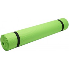 Коврик для фитнеса, йогамат (MS 0380-2) EVA  173-61 см. Зеленый 5 мм.