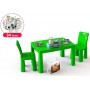 Кухонный набор, стол и стулья Долони (04670/1) Зеленый