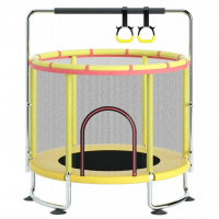 Батут манеж Atleto 140 см. (21000148) с сеткой и кольцами. Желтый 