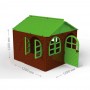 Детский пластиковый домик Долони (02550/4) Коричнево-Зеленый