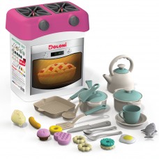 Детская посудка игровой набор Кухня, 34 предмета, Розовый (01480/1) Долони