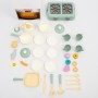Игровой набор Кухня Долони (01480/2), 34 предмета, Бирюзовый