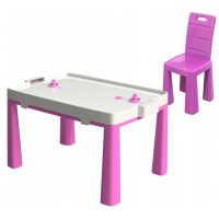 Дитячий стіл і стільчик (04680/31) Doloni, пластиковий. Рожевий