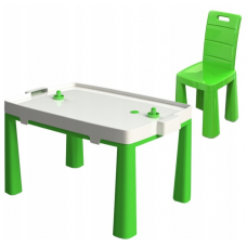 Дитячий стіл і стільчик (04680/21) Doloni, пластиковий. Зелений