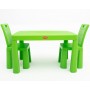 Детский пластиковый стол и два стула Долони (04680/2) Зеленый
