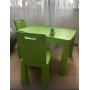 Детский пластиковый стол и два стула Долони (04680/2) Зеленый