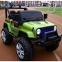 Дитяча машина на акумуляторі Just Drive ЈЕЕР GRAND-RS5. 4 мотора по 20 Вт, MP3, 6 км/ч. Зелений