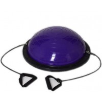 Балансувальна платформа, півсфера BOSU 60 см.+ насос. Фіолетова