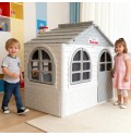 Дитячий пластиковий будиночок (Бежево-сірий) Долони - 02550/19