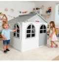 Дитячий пластиковий будиночок (Бежево-сірий) Долони - 02550/9