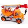 Большой детский автокран Технок - 3695. Оранжевый 52х 45х38 см
