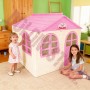Детский пластиковый домик (Бежево-розовый) Долони - 02550/4