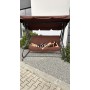 Садовая качель JUST GARDEN Relax Comfort 3-мест., до 200 кг! Коричневый