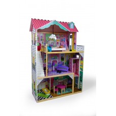 Кукольный домик игровой для барби AVKO Вилла Тоскана + лифт + кукла