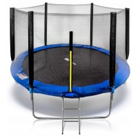 Батут ELITON 252 см з сіткою синій (21001010)