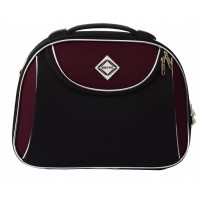 Кейс дорожній Bonro Style середній чорно-вишневий (10101408)