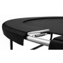 Батут Just Fun 305 см., до 150 кг. FiberGlass. Внутренняя сетка. Черный