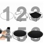 Батут Just Fun 305 см., до 150 кг. FiberGlass. Внутренняя сетка. Черный