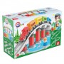 Конструктор Железная дорога TechnoK 59 деталей — поезд, мост, колея до 3,86–4,38 м. ТЕХ-1300