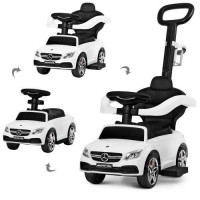 Толокар каталка Mercedes (639-1) із батьківською ручкою. Білий