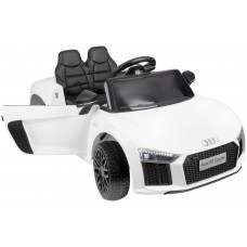 Детский электромобиль AUDI HL-1818 белый (колеса EVA) (42300139) (лицензионный)
