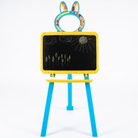 Магнитная доска для рисования, мольберт для рисования (013777/1) Долони. Желто - голубой