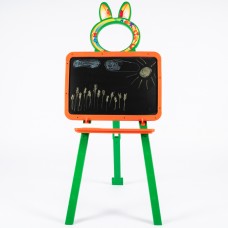 Магнітна дошка для малювання, мольберт для малювання (013777/3) Долоні. Оранжево - зелений