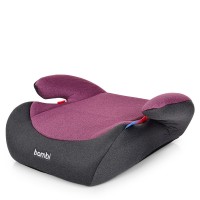 Бустер детский, с подлокотниками, бордовый.  Bambi (M 2784 Gray Mix)