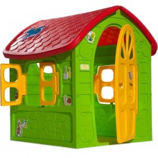 Домик детский Play House Dorex 5075. Зеленый пластиковый домик 120 x113 x 111 см.