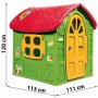 Домик детский Play House Dorex 5075. Зеленый пластиковый домик 120 x113 x 111 см.