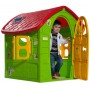 Будиночок дитячий Play House Dorex 5075. Зелений пластиковий будиночок 120x113x111 см.