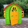 Будиночок дитячий Play House Dorex 5075. Зелений пластиковий будиночок 120x113x111 см.