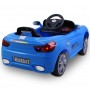 Детская машина на аккумуляторе Just Drive Маserаti. Два мотора по 20 Вт, MP3, 6 км/ч. Синий