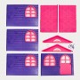 Детский пластиковый домик Долони (02550/1) Фиолетово-розовый