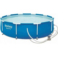 Каркасный бассейн Steel Pro Frame Pool (Bestway 56679) + Фильтр-насос. 305 x 76 см
