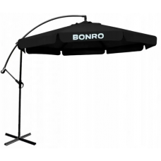 Садова парасолька Bonro 3 м. з нахилом. Чорний