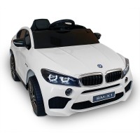 Дитяча машина на акумуляторі Just Drive BM-X1. 2 мотора по 30 Вт, MP3, 6 км/ч. Білий