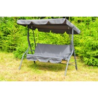 Садовая 3 местная качеля Avko Relax Grey ARSC18601