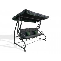 Садовая раскладная 4 местная качеля Avko Relax Plus Grey ARSC18711