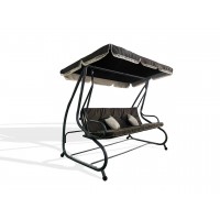 Садовая раскладная 4 местная качеля Avko Relax Plus Brown ARSC18722