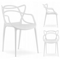 Крісло стілець для кухні вітальні барів Bonro (42400375) Білий