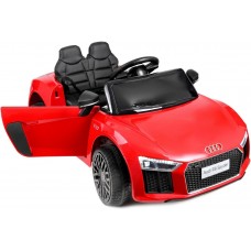 Детский электромобиль AUDI HL-1818 красный (колеса EVA) (42300138) (лицензионный)