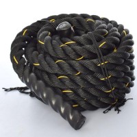 Канат для кроссфита, боевой канат (3249-1) Черный 9 м.