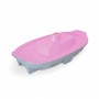 Дитяча пластикова пісочниця у формі корабля Doloni (03355/6). Сіро-рожева