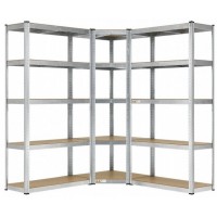 Тройной угловой стеллаж Siker 15 полок (90400004)