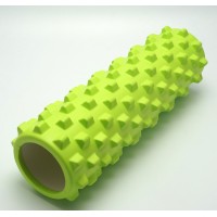 Масажний валик (MS 1843-1GR) / Салатовий / 45х14 см. (шипи).