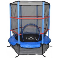 Батут Atleto 140 см с сеткой синий New (21000403)